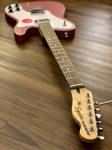 Squier Affinity Series Telecaster Deluxe with Laurel FB in Burgundy Mist