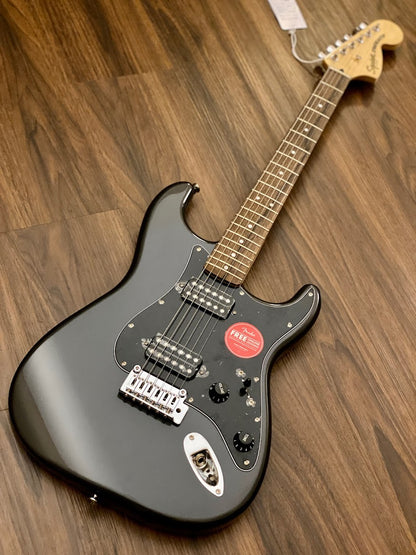Squier Affinity Series HH Stratocaster with Laurel FB in Charcoal Frost Metallic