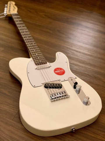 Squier Affinity Series Telecaster with Laurel FB in Olympic White