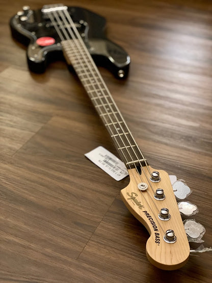 Squier Affinity Series Precision PJ Bass with Laurel FB in Charcoal Frost Metallic