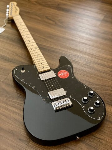 Squier Affinity Series Telecaster Deluxe พร้อม Maple FB สีดำ 