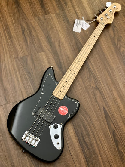 Squier Affinity Series Jaguar Bass with Maple FB in Black