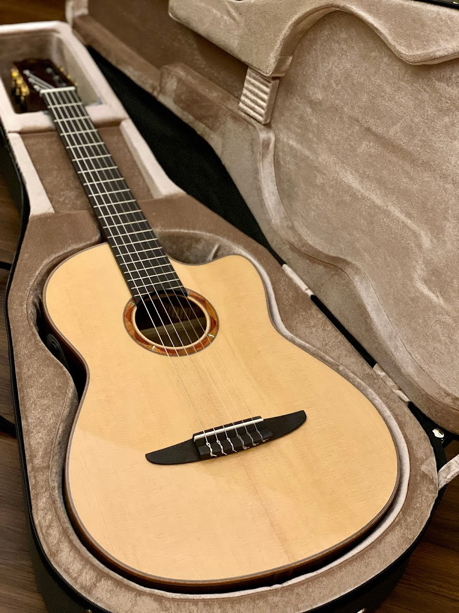 Yamaha NCX3 Acoustic Electric Nylon Full Solid in Natural