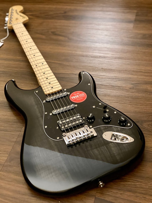 Squier Affinity Series HSS Stratocaster FMT with Maple FB in Black Burst