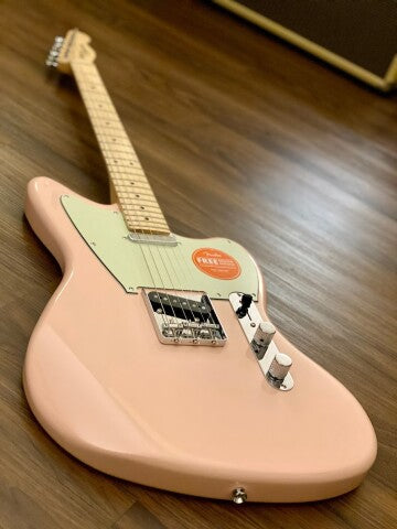 Squier Paranormal Offset Telecaster - Shell Pink with Mint Pickguard