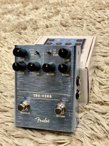 Fender Tre-Verb Tremolo Reverb Guitar Effects Pedal