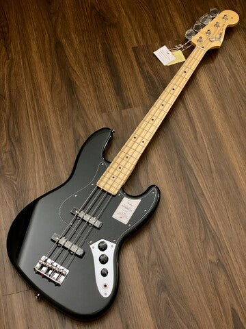 Fender Japan Hybrid II Jazz Bass with Maple FB in Black