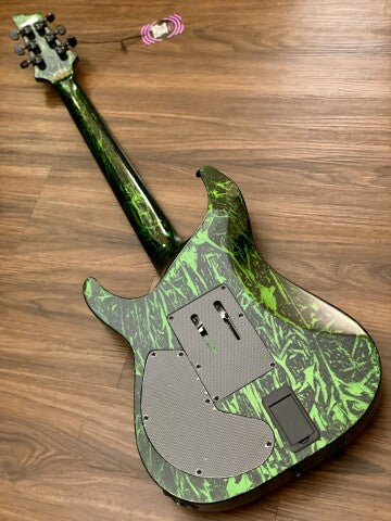Schecter C-1 FR-S Silver Mountain in Toxic Venom – nafiriguitar.com