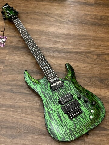 Schecter C-1 FR-S Silver Mountain in Toxic Venom – nafiriguitar.com