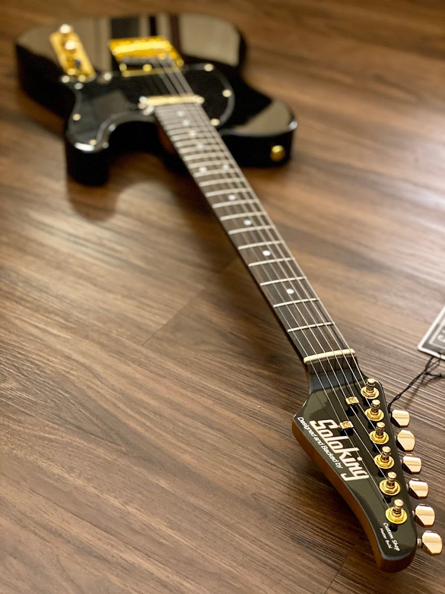 Soloking MT-1G MKII in Black Beauty with Gold Hardware and Roasted Maple Neck