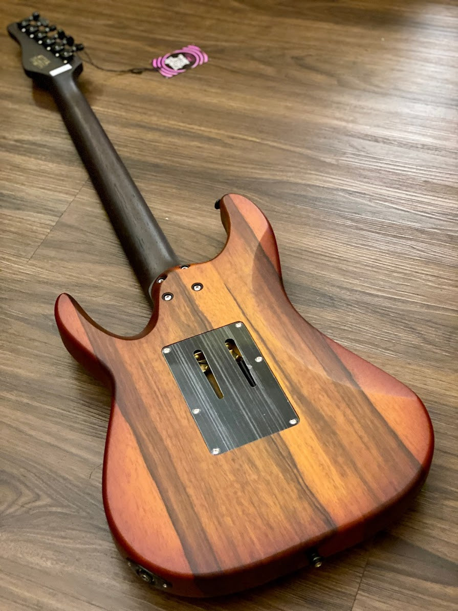 Schecter Sun Valley Super Shredder Exotic FR - Natural Ziricote