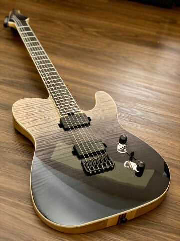 Schecter PT SLS Elite in Black Fade Burst