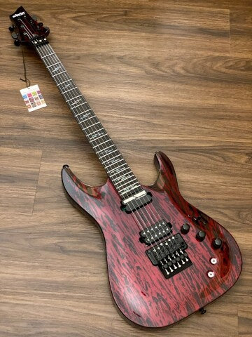 Schecter C-1 FR-S Silver Mountain - Blood Moon – nafiriguitar.com