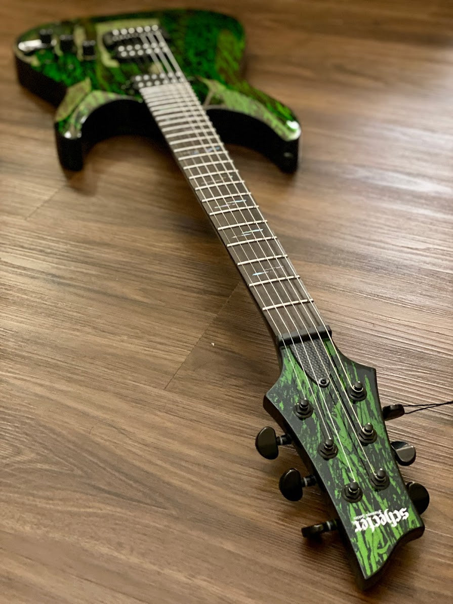 Schecter C-1 Silver Mountain - Toxic Venom