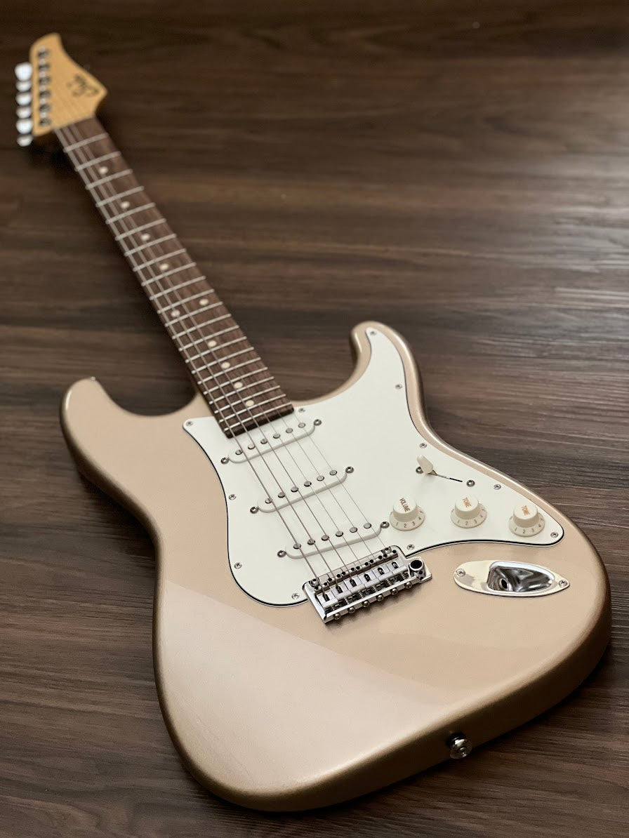 Suhr Classic Pro in Shoreline Gold with Rosewood FB