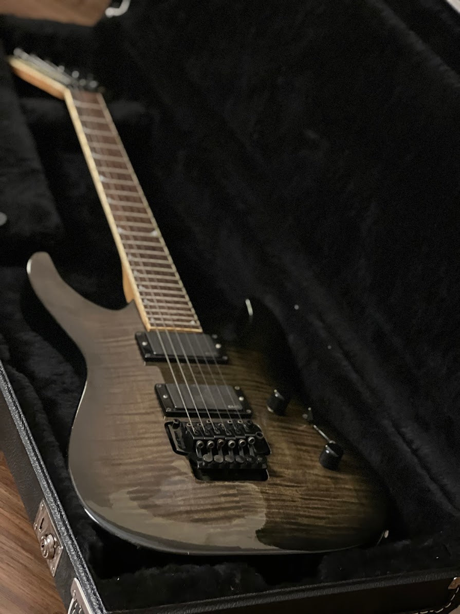 Jackson DKMG Dinky with EMG pickups in Trans Black
