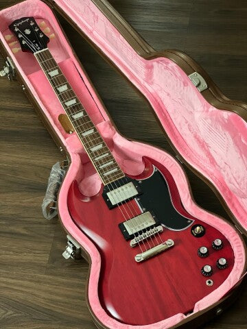 Epiphone 1961 Les Paul SG Standard Inspired by Gibson Custom 60th Anniversary in Aged Sixties Cherry