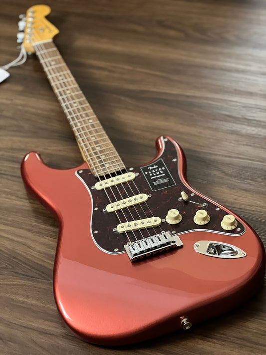 Fender Player Plus Stratocaster - Aged Candy Apple Red with Pau Ferro Fingerboard
