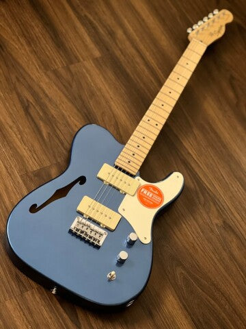 Squier Paranormal Cabronita Telecaster Thinline - Lake Placid Blue