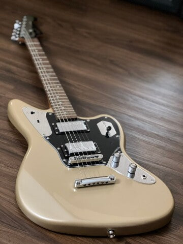 Squier Contemporary Jaguar HH with Laurel FB in Shoreline Gold