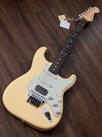 Fender Japan Limited Edition Stratocaster Floyd Rose พร้อม RW FB ใน Vintage White