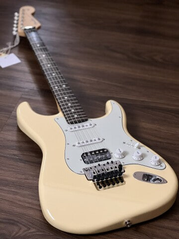 Fender Japan Limited Edition Stratocaster Floyd Rose with RW FB in Vintage White