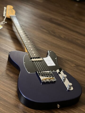 Fender Japan Hybrid II Telecaster พร้อม RW FB สี Azure Metallic