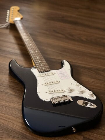 Fender Japan Hybrid II Stratocaster with RW FB in Gun Metal Blue