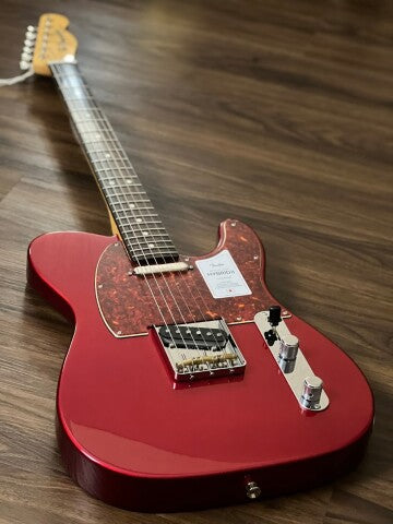 Fender Japan Hybrid II Telecaster with RW FB in Candy Apple Red