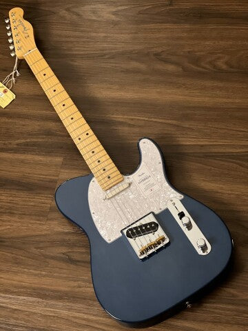 Fender Japan Hybrid II Telecaster with Maple FB in Indigo Transparent