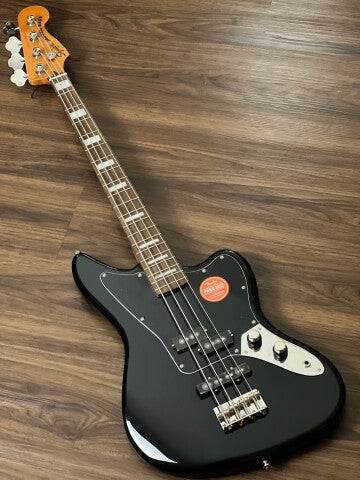 Squier Classic Vibe Jaguar Bass with Laurel FB in Black