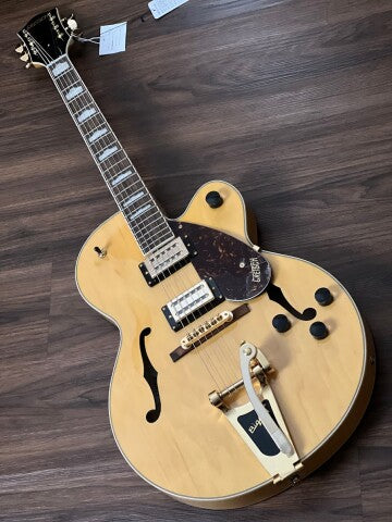 Gretsch G2410TG Streamliner Hollow Body Single-Cut with Laurel FB in Village Amber