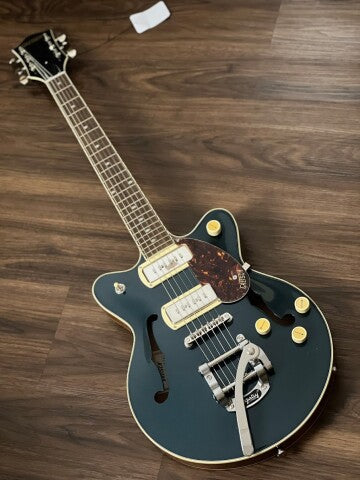 Gretsch G2655T-P90 Streamliner Center Block Jr with Laurel FB in 2-Tone Midnight Sapphire (USED)