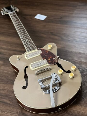 Gretsch G2655T-P90 Streamliner Center Block Jr with Laurel FB in 2-Tone Sahara Metallic