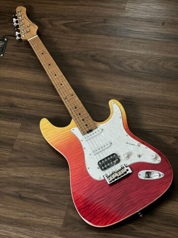 SQOE SEIB900 HSS Roasted Maple Series in Tequila Sunrise Surf