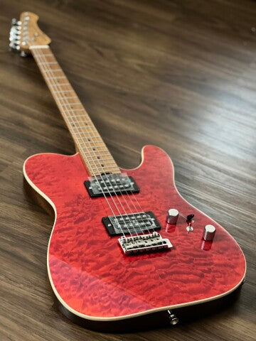 SQOE SETL900 HH Roasted Maple Series in Transparent Red