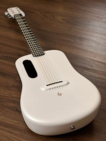 LAVA ME 3 Acoustic Electric Smart Guitar Carbon Fiber 36 Inch - White