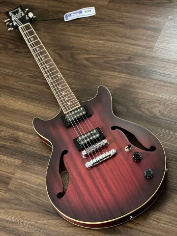 Ibanez Artcore AM53-SRF Sunburst Red Flat