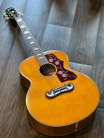 Epiphone J-200 Acoustic Electric สี Aged Natural Antique Gloss 