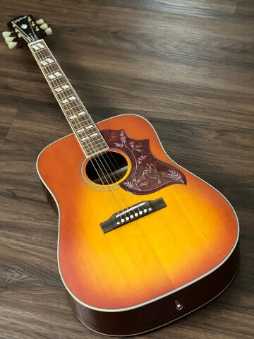 Epiphone Hummingbird Full Solid Acoustic Electric in Aged Cherry Sunburst Gloss