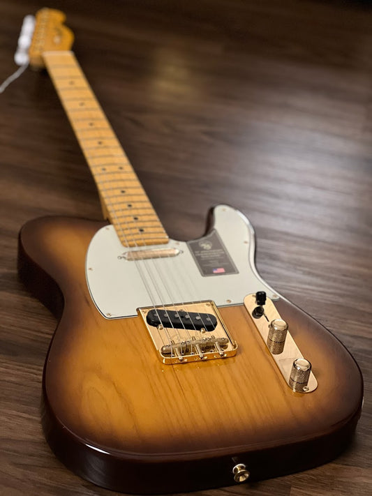 Fender 75th Anniversary Commemorative Telecaster in 2 Color Bourbon Burst