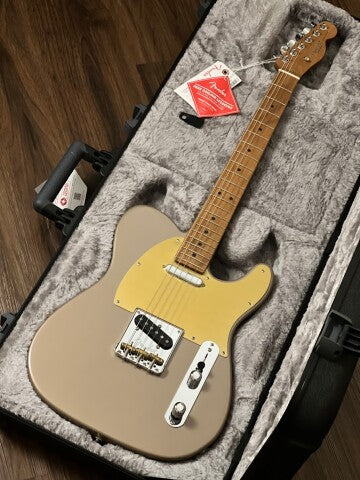 Fender Limited Edition American Professional II Telecaster with Roasted Maple FB in Shoreline Gold