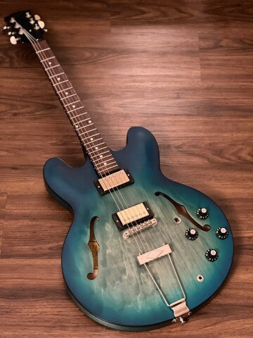 Gibson Memphis 2018 ES-330 Satin สีอะความารีน