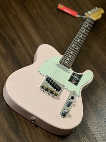Fender Limited Edition American Professional II Telecaster พร้อม RW FB สี Shell Pink