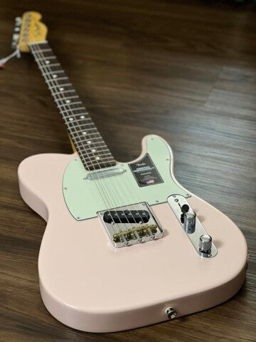 Fender Limited Edition American Professional II Telecaster with RW FB in Shell Pink