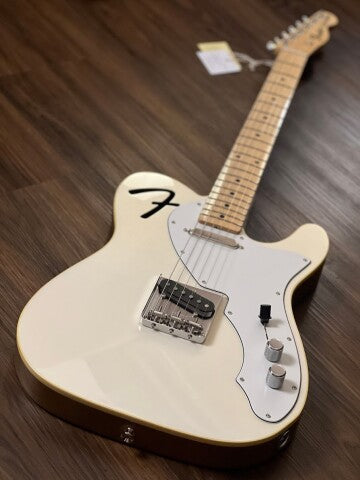 Fender Japan Limited Edition F Hole Telecaster Thinline with Maple FB in  Arctic Pearl