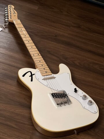 Fender Japan Limited Edition F Hole Telecaster Thinline with Maple FB in Arctic Pearl