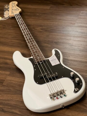 Fender Japan Traditional II 70s Precision Bass with Rosewood FB in Arctic White