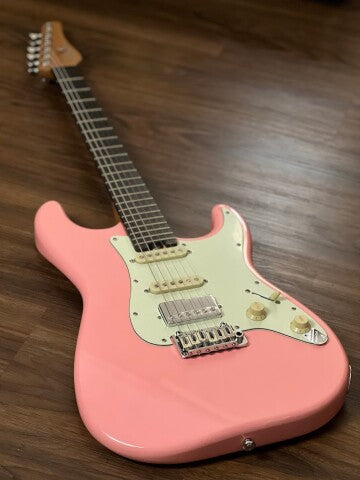 Schecter Nick Johnston Traditional HSS in Atomic Coral