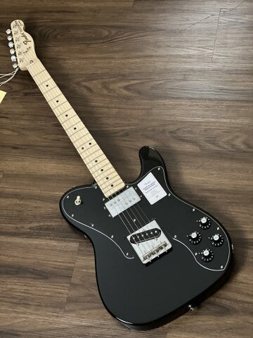 Fender Japan Traditional II 70s Telecaster Custom with Maple FB in Black